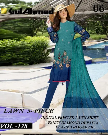 Ladies 3 PCs suits Gul Ahmed